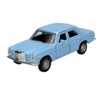 Welly Modelo Coche Compatible con Mercedes-Benz 220/8 Azul W114 W115 1967-1976 1/34-1/39 Metal Modelo Coche Die Cast Nuevo en Caja 43764