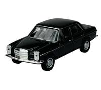 Welly Modelo Coche Compatible con Mercedes-Benz 220/8 Negro W114 W115 1967-1976 1/34-1/39 Modelo Metal Auto Die Cast Nuevo en Caja 43764