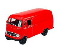 Welly Modelo Coche Compatible con Mercedes-Benz L319 Caja Transportador Rojo Bus 1955-1968 1/34-1/39 Metal Modelo Coche Die Cast Nuevo en Caja