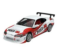 Welly Modelo Coche Compatible con Nissan Silvia S15 S-15 RS-R Blanco ca 1/24 1:24 Modelo Metal Coche Die Cast Nuevo en Caja