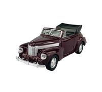 Welly Modelo Coche Compatible con Opel Capitán Cabriolet Abierto Rojo Oscuro 1ª Generación 1938-1940 ca 1/34-1/39 Metal Modelo Coche Die Cast Nuevo en Caja