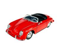 Welly Modelo Coche Compatible con Porsche 356A Speedster Convertible Abierto Rojo Aprox. 1/24 1:24 Modelo Metal Coche Die Cast Nuevo en Caja