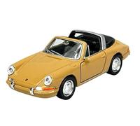 Welly Modelo Coche Compatible con Porsche 911 901 Targa Beige ca 1/34-1/39 Metal Modelo Coche Die Cast Nuevo en Caja