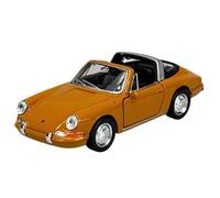 Welly Modelo Coche Compatible con Porsche 911 901 Targa Marrón ca 1/34-1/39 Modelo Metal Auto Die Cast Nuevo en Caja