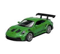 Welly Modelo Coche Compatible con Porsche 911 992 GT3 RS Coupe Verde ca 1/34-1/39 Metal Modelo Coche Die Cast Nuevo en Caja 43835