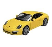 Welly Modelo Coche Compatible con Porsche 911 Carrera S (991) Amarillo ca 1/24 1:24 Modelo Metal Coche Die Cast Nuevo en Caja 24040