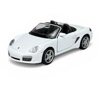 Welly Modelo Coche Compatible con Porsche Boxter S 987 Cabrio Abierto Blanco 2004-2012 Boxster ca 1/34-1/39 Metal Modelo Coche Die Cast Nuevo en Caja 42375