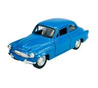 Welly Modelo Coche Compatible con Skoda Octavia 1959 Azul ca 1/34-1/39 Modelo Metal Coche Die Cast Nuevo en Caja