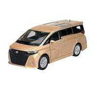 Welly Modelo Coche Compatible con Toyota Alphard Gold ca 1/34-1/39 Metal Die Cast Nuevo en caja