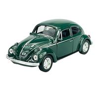 Welly Modelo Coche Compatible con Volkswagen VW Beetle 1970 Verde 1/34-1/39 Modelo Metal Coche Die Cast Nuevo en Caja