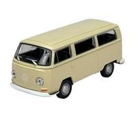 Welly Modelo Coche Compatible con VW Volkswagen T2 Cream White Beige Bus Transporter 1967-1979 ca 1/34-1/39 Modelo Metal Auto Die Cast Nuevo en Caja 42347