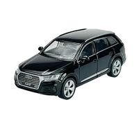 Welly Modelo de Coche Compatible con Audi Q7 4M SUV Negro 2ª Generación A partir de 2015 ca 1/34-1/39 Modelo Metal Auto Die Cast Nuevo en Caja