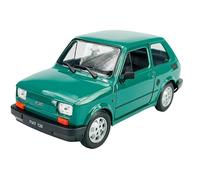 Welly - Modelo de coche compatible con Fiat 126 Grun Baugleich Polski Fiat 126p 1972-2000 1/21 1:21 Metal Modelo Coche Die Cast Nuevo en caja