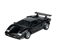 Welly - Modelo de coche compatible con Lamborghini Countach LP 500 S negro aprox. 1/34-1/39 metal modelo coche el cast nuevo en caja
