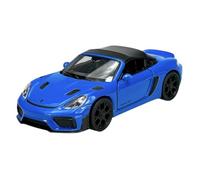 Welly - Modelo de coche compatible con Porsche 718 Spyder RS con techo azul ca 1/34-1/39 modelo de metal