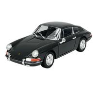 Welly - Modelo de coche compatible con Porsche 911 901, color negro, aprox. 1/24 1:24, modelo de metal