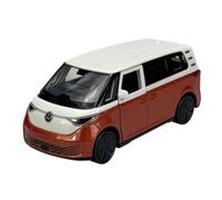 Welly - Modelo de coche compatible con VW Volkswagen ID. Buzz naranja con techo blanco aprox. 1/34-1/39 modelo de metal