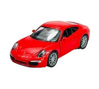 Welly Porsche 911 991 Carrera S Coupe Rojo A partir de 2012 1/34-1/39 Metal Modelo Coche Die Cast Nuevo en Caja