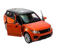 Welly Range Rover Sport Model Car Orange Color 1:36 Escala (11.5cm) Puertas de Apertura de Metal Fundido a presión Pullback Go Superpower
