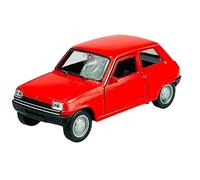 Welly Renautl R5 5 1ª Generación Rojo 1972-1984 1/34-1/39 Metal Modelo Coche Die Cast Nuevo en Caja