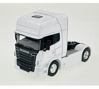 Welly Scania V8 R730 - Modelo de camión (1/64, 10 cm), color blanco