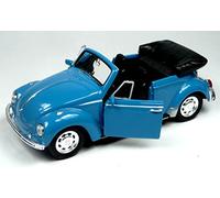 Welly Volkswagen Beetle Cabrio modelo 1:34 metal/plástico azul