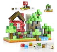 Welmay Bloques Magneticos Construccion Niños 101 Piezas, Juguetes de Construcciones Magneticas para Niños y Niñas 4+ Años, 2.3CM Cubos Magneticos, Juguetes Educativo Magnetic Building Blocks