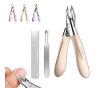 Welnax Nailpro Guard, Designed for Ingrown and Thick Nails, Easy Grip and Squeeze, Ultra-Thin & Sharp/Non-Slip Handle/No Rust,Welnax Toenail Clipper (Yellow)
