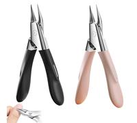Welnax Nailpro Guard, Designed for Ingrown and Thick Nails, Ultra-Thin Sharp Stainless Steel Blades, for Precise, Safe, and Hygienic Clipping of All Nail Types (Mix A,2 Pcs)