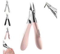 Welnax Nailpro Guard, Designed for Ingrown and Thick Nails, Ultra-Thin Sharp Stainless Steel Blades, Seamless Design, Non-slip Handle of All Nail Types (White)