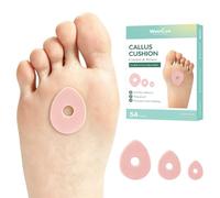 Welnove Callus Cushions - Soft Foam Maíz Cushions for Toes and Feet - Almohadillas adhesivas de maíz resistentes al agua, reducen el dolor, la presión y la fricción de los zapatos, 3 tamaños
