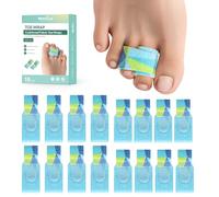 Welnove Enderezador de dedos en martillo, paquete de 16 vendas rotas, corrector de dedos en martillo para mujeres, férulas para dedos torcidos, dedos rizados, dedos doblados (varios tamaños