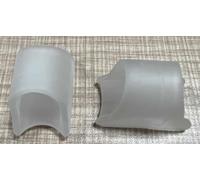 Welnove Hammertoe Corrector - 6 Pack Gel Toe Straighteners for Bent, Curled & Crooked Toes, Day & Night Comfort, Clear, Multi-Size