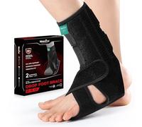 Welnove Soporte para pies con caída, ajustable, ligero, para bajar los pies, derrame cerebral, neuropatía, se adapta al pie izquierdo o derecho, se puede llevar con zapatos o descalzo