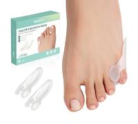 Welnove Tailor's Bunion Corrector Pads - 8 Pack Pinky Toe Protector, Bunion Cushion with Separator for Women Men, Gel Bunion Shield for Foot Pain Relief(Shield Spacers)