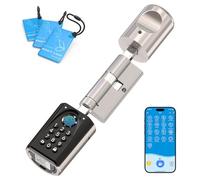 WELOCK ToucA51 Pro Smart Lock,Cerradura con Huella Digital,Contraseña,Tarjeta RFID y APP,Cerradura Inteligente WiFi,cerradura electronica exterior 40/30 para puertas de 50 a 100mm,Fácil instalación