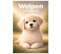 Welpen Malbuch: 50 niedliche Ausmalbilder verspielter Hundebabys - Für Kinder und Erwachsene zum Ausmalen und Entspannen