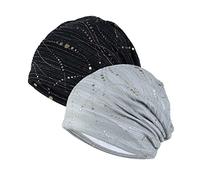 WELROG Chapeau de Chimio Femmes Bonnet Foulard en Dentelle Super Doux Souple Turban Couvre-Chef Head Wraps Sleep Caps pour Le Cancer