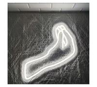 WELSAA Luces de neón Letrero De Neón Con Gesto De Mano Italiano, Luz LED Regulable, USB Para El Hogar, Habitación, Restaurante, Bar, Cocina, Tienda De Hotel, 33cm×31cm