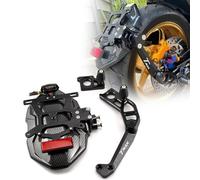 WELSAA Soporte Matrícula Guardabarros Trasero para Motocicleta, Protector contra Salpicaduras De Rueda, Marco para Matrícula para Y&amaha T-MAX560 TMAX560 TMAX 560 2020-2021 (Color : Carbon Fiber A)