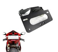 WELSAA Soporte Matrícula Soporte para Matrícula para Ducati 899 959 1199 1299 Panigale, Kit Eliminador De Guardabarros Limpio Trasero 5052-T6 De Aluminio