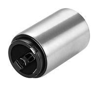Welsberg abridor automático de botellas con mecanismo magnético para tapas de cerveza y bebidas, abrebotellas, elevador de tapas compacto, para cocina, camping, bar, restaurantes, plateado