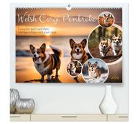 Welsh Corgi Pembroke (High Quality Premium Wall Calendar 2026 DIN A2 landscape),CALVENDO 12 Month Wall Calendar: Funny but self-confident, intelligent dogs with short legs