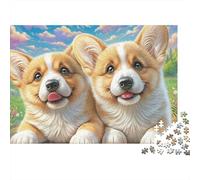 Welsh Corgi Puzle 1000 Piezas - Reto para Mentes Inquietas, Encaje Preciso, Decoración, 38x26cm/1000pcs