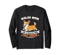 Welsh Mom, Like a Normal mom Only Cooler - Welsh Corgi Dog Manga Larga