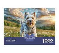 Welsh Terrier 1000 Pieza Cartulina Premium Rompecabezas Premium Handsome Dog Antiestrés Juguete De Cumpleaños Rompecabezas para Adultos Y Niños 70x50cm/1000pcs