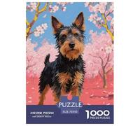 Welsh Terrier Puzzle 1000 Piezas Pasatiempo Creativo, Regalo, Diversión Perro Lindo Juego Familiar Regalo para Adultos Y Niños Regalos para Mujeres, Regalos para Hombres70x50cm/1000pcs