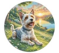 Welsh Terrier Puzzle Juguete EduGatoivo Decoración del Hogar 1000 Piezas Animal lindoes Rompecabezas Imposible Entretenimiento Creativo para Adultos 1000pcs (67.5x67.5cm)