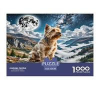Welsh Terrier Puzzles 1000 Pieza para Adultos Juegos Educativos Puzzle Regalos para Adultos Cartón 100% Reciclado Decoración del Hogar 52x38cm/1000pcs