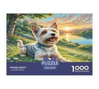Welsh Terrier Puzzles 1000 Piezas para Adultos Puzzle Juego for The Whole para Mujeres, Regalos para Hombres Cartón 100% Reciclado Decoración del Hogar 70x50cm/1000pcs